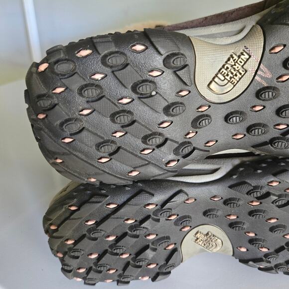 The North Face Brown Suede Primaloft 200 Gr Insulated Waterproof Snow Boots, 8.5 - Picture 7 of 11